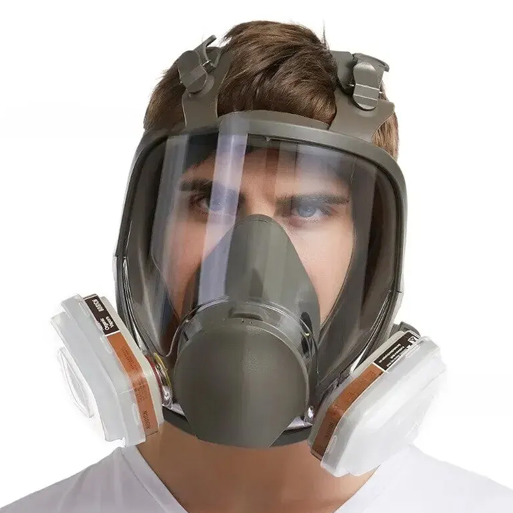 Mascarilla de Gas antiniebla 6 - Dust Mask Construction reseña y precio