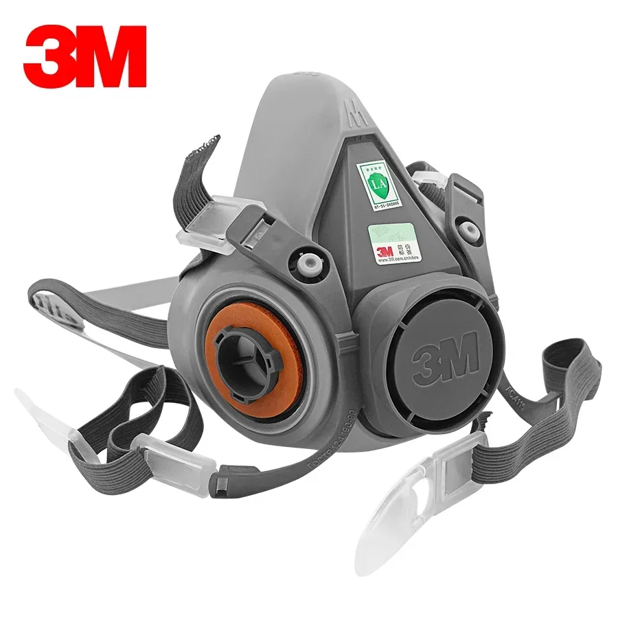 Máscara de Gas 15p 3M 6200 par - Dust Mask Construction reseña y precio